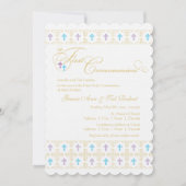 ツインボーイ&ガールファースト招待状 招待状 (正面)