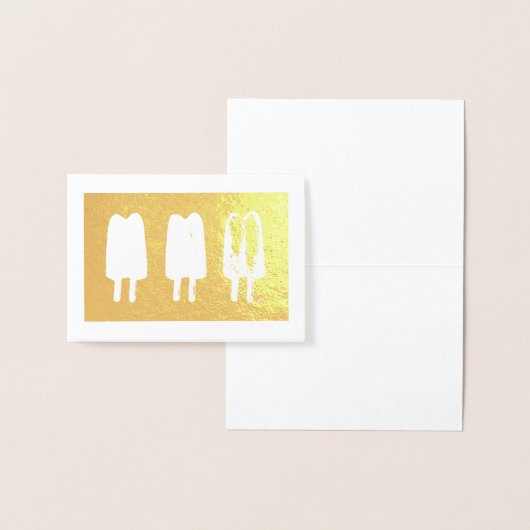 ツインポップ・アートのポプシクルアイスロリーロリーズプリント 箔カード (ディスプレー)