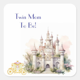 ツインママが城へ スクエアシール