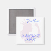 ツインママクラウンマグネット マグネット (正面/裏面)