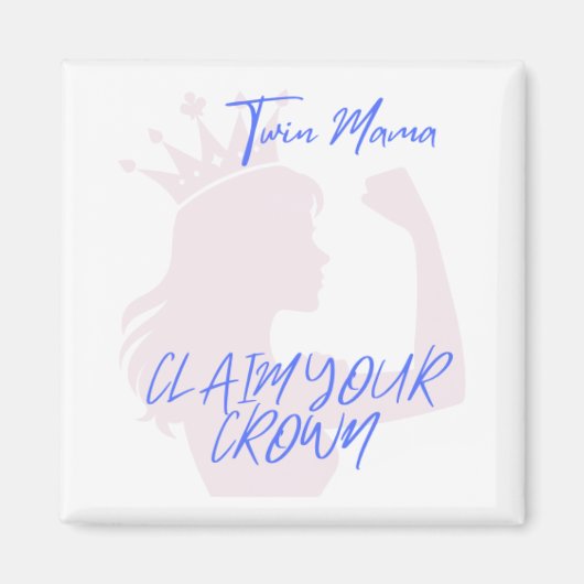 ツインママクラウンマグネット マグネット (正面)
