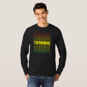 ツインママパパツインブラザーツインシスターSib Tシャツ (正面フル)