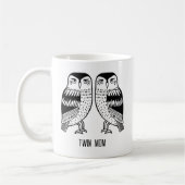 ツインマムフールズキュートシンプルミニマモダンリスト コーヒーマグカップ (左)