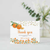 ツインリトルかわいこちゃんオレンジサンキューカード サンキューカード (スタンド正面)