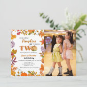 ツインリトルカボチャが2歳の誕生日を迎える 招待状 (スタンド正面)