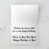 「ツインレイクククックアウト」誕生日カード カード (内部)