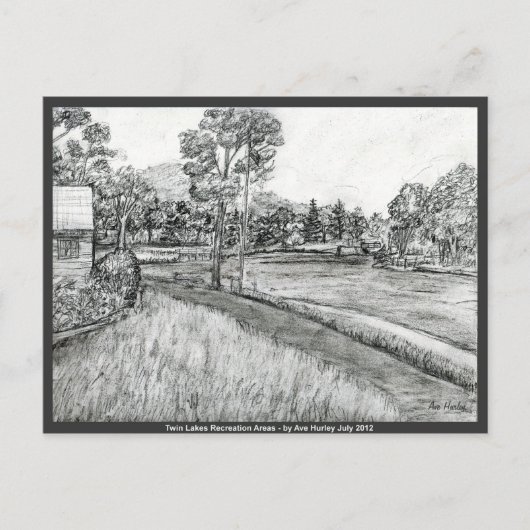 ツインレイクスのレクリエーションエリア～ノーウェストペンシルバニア ポストカード (正面)