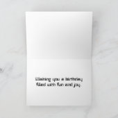 ツインロボット誕生日3歳 カード (内部)