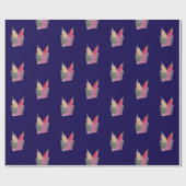 ツインワインボトル ラッピングペーパー (フラット)