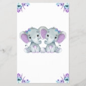 ツインワードスクランブルゲームゾウズパープルティール（緑がかった色） チラシ (裏面)