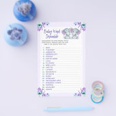 ツインワードスクランブルゲームゾウズパープルティール（緑がかった色） チラシ (シングル)