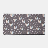 ツイン分儀の抱擁 – ジェミニ〔占星術の〕十二宮図星座 デスクマット (正面)