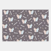 ツイン分儀の抱擁 – ジェミニ〔占星術の〕十二宮図星座 ラッピングペーパーシート (正面2)