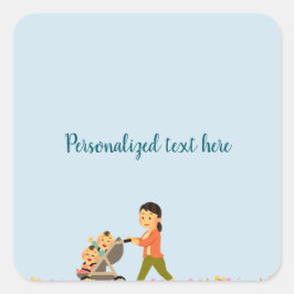 ツイン春ウォークシール スクエアシール