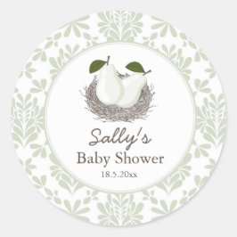 ツイン梨のネストシール ラウンドシール