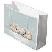 ツイン極ベアーズダブルスナグルズ ラージペーパーバッグ (正面アングル)