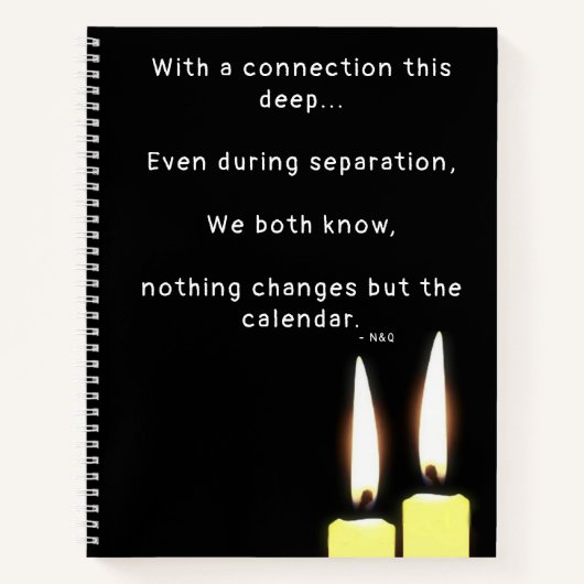 ツイン火炎ソウルメート分離 ノートブック (正面)