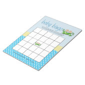 ツイン男の赤ちゃんシャワー赤ちゃんシャワーゲーム ノートパッド (アングル)