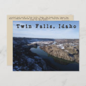 ツイン秋スネークリバーキャニオン葉書 ポストカード (正面/裏面)