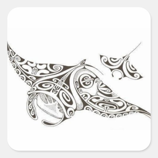 ツイン線マンタ線 スクエアシール (正面)