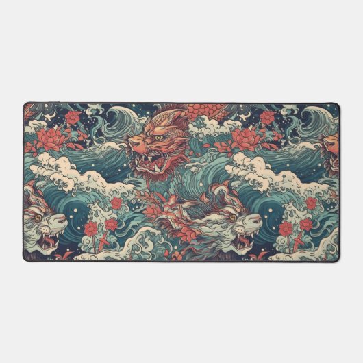 ツイン蛇 デスクマット (正面)