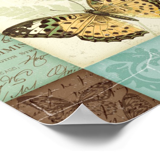 ツイン蝶 ポスター (角)