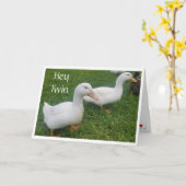 ツイン誕生日愛あなたと分かち合う! カード (黄色い花)