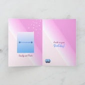 ツイン誕生日用セカンドガールズカード カード (内部)