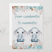 ツイン誕生日 シーズンカード (正面/裏面)