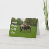 **ツイン、お使いの誕生日祝での準備が完了しました** カード (正面)