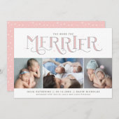 ツイン·ガール·メリーバース·アナウンスの増加 案内状 (正面/裏面)