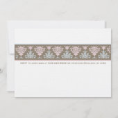 ツイン《キリスト教》洗礼式や命名式&ファーストコミュニオン招待状 招待状 (裏面)