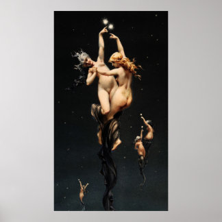 ツイン・スターズ(1851-1896)ルイス・ファレロ著。 ポスター