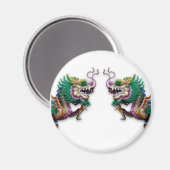 ツイン・ドラゴンズ マグネット (正面/裏面)