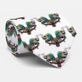ツイン・ドラゴン ネクタイ (ロール)