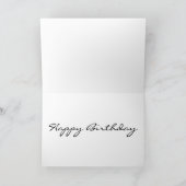 **ツイン**ハッピーバースデーファッショニスタ付スタイル カード (内部)