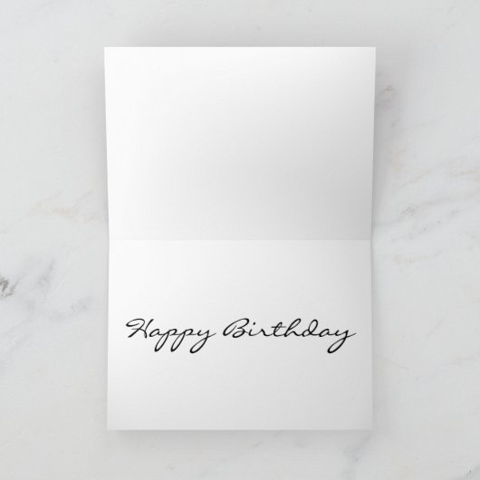 **ツイン**ハッピーバースデーファッショニスタ付スタイル カード (内部)