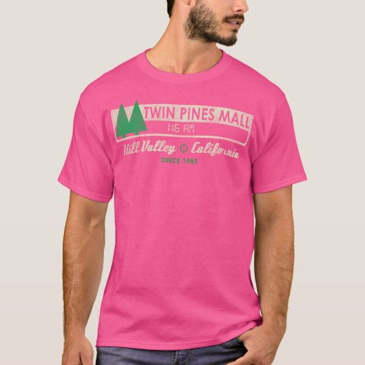 ツイン・パインズ擦り切れたモールの未来に戻る Tシャツ (正面)