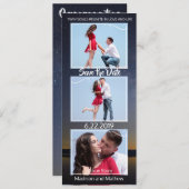 ツイン・フレーム・ウェディングが日付を保存 セーブザデート (正面/裏面)