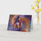 ツイン・フレーム・ラブ カード (黄色い花)