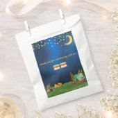 ツイン・ベビーシャワーS'moresのバッグに好意 フェイバーバッグ (クリップ留めされた状態)