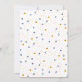 ツイン・ボーイズのまわりに最初の日帰り1回目の誕生日 招待状 (裏面)