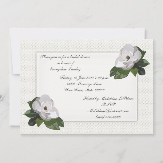 ツイン·マグノリア 招待状 (正面)