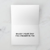 **ツイン**ライブと楽しむ誕生日 カード (内部)