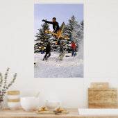 ツイークされたスキーグラブ ポスター (キッチン)