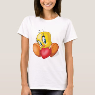 ツイーティー保持ハート Tシャツ