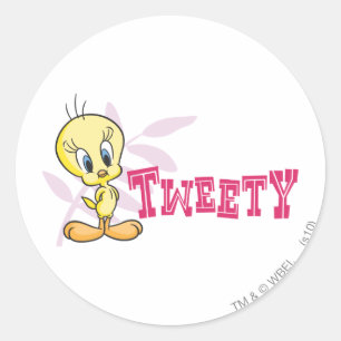"ツイーティー™" ピンク ラウンドシール