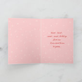 ツイートかわいい鳥の木の甘い休日を旋回 シーズンカード (内部)