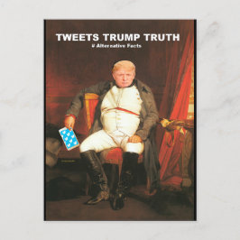 ツイートのトランプの真実 ポストカード