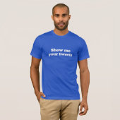 ツイートを見せて Tシャツ (正面フル)